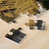 Azië, Myanmar, Yangon. Golden stupa van Shwedagon  Legpuzzel (Zijkant)