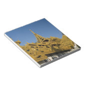 Azië, Myanmar, Yangon. Golden stupa van Shwedagon Notitieblok (Schuin)