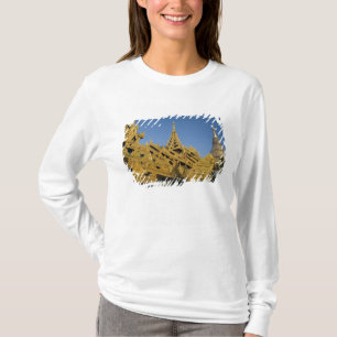 Azië, Myanmar, Yangon. Gouden stoepa van Shwedagon T-shirt