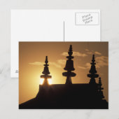 Azië, Nepal, Kathmandu. Bouddhanath Stupa. Briefkaart (Voorkant / Achterkant)