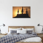 Azië, Nepal, Kathmandu. Bouddhanath Stupa. Canvas Afdruk (Insitu (Slaapkamer))