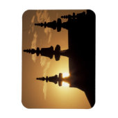 Azië, Nepal, Kathmandu. Bouddhanath Stupa. Magneet (Verticaal)
