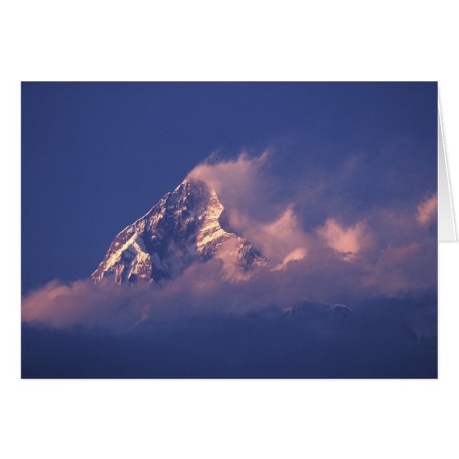 Azië, Nepal. Machhapuchhare (Voorkant Horizontaal)