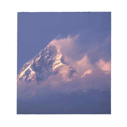 Azië, Nepal. Machhapuchhare Notitieblok (Voorkant)