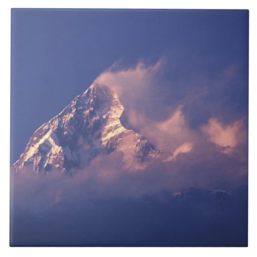 Azië, Nepal. Machhapuchhare Tegeltje (Voorkant)