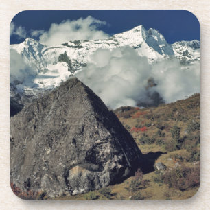 Azië, Nepal, Sagarmatha NP. Een boeddhistisch geb Bier Onderzetter