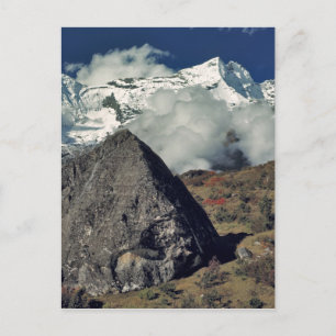 Azië, Nepal, Sagarmatha NP. Een boeddhistisch gebe Briefkaart
