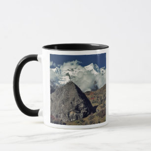 Azië, Nepal, Sagarmatha NP. Een boeddhistisch gebe Mok