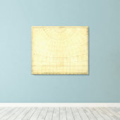 Azië-overzicht Canvas Afdruk (Insitu (Houten vloer))