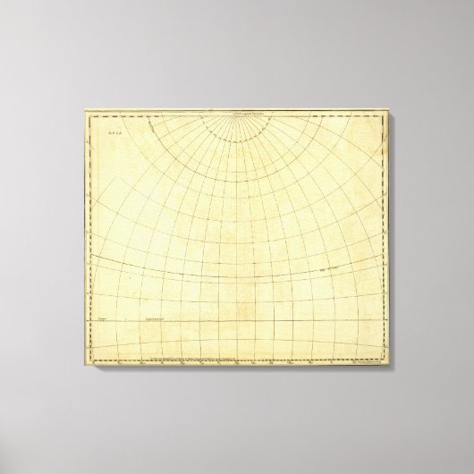 Azië-overzicht Canvas Afdruk (Voorkant)