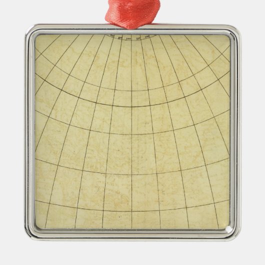 Azië-overzicht Metalen Ornament (Voorkant)