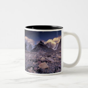 Azië, Pakistan, Karakoram-gebergte, breed en Tweekleurige Koffiemok