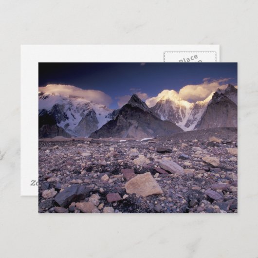 Azië, Pakistan, Karakoram Range, Broad en Briefkaart (Voorkant / Achterkant)