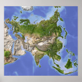 Azië Poster (Voorkant)