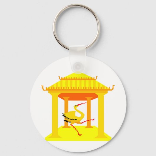 Azië Sleutelhanger (Voorkant)