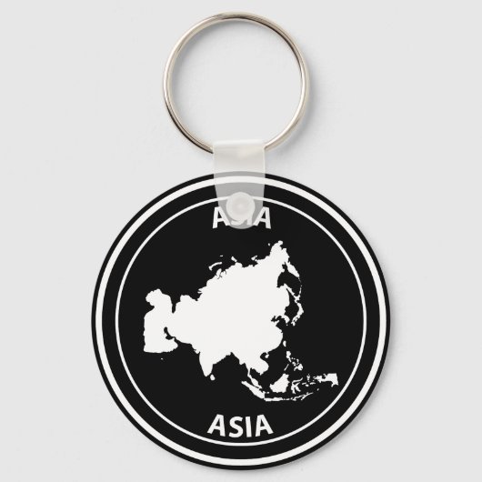 Azië Sleutelhanger (Voorkant)