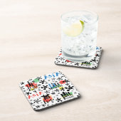 Azië | Symbolen Patroon Drankjes Onderzetter (Rechterzijde)