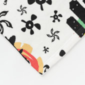 Azië | Symbolen Patroon Fleece Deken (Hoek)