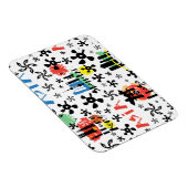 Azië | Symbolen Patroon Magneet (Rechterzijde)