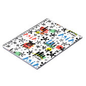 Azië | Symbolen Patroon Notitieboek (Linkerzijde)