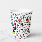 Azië | Symbolen Patroon Papieren Bekers (Rechts)