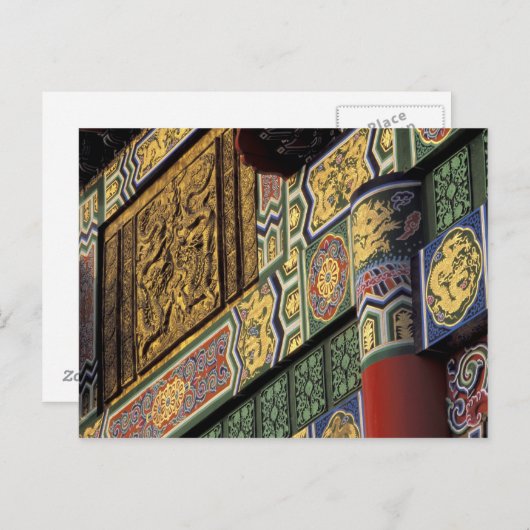 Azië, Taiwan, Taipei. Het Grote Hotel, hoofd Briefkaart (Voorkant / Achterkant)