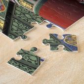 Azië, Taiwan, Taipei. Het Grote Hotel, hoofd Legpuzzel (Zijkant)