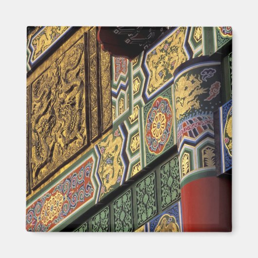 Azië, Taiwan, Taipei. Het Grote Hotel, hoofd Magneet (Voorkant)