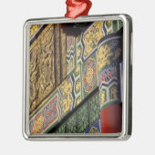 Azië, Taiwan, Taipei. Het Grote Hotel, hoofd Metalen Ornament (Links)