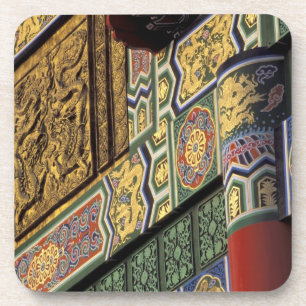 Azië, Taiwan, Taipei. Het Grote Hotel, hoofd Onderzetter