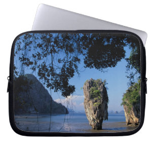 Azië, Thailand, Ao Phangnga NP, kustlijn, Karst Laptop Sleeve