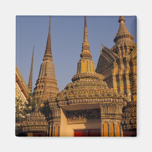 Azië, Thailand, Bangkok, Wat Po, oudste stad Magneet (Voorkant)