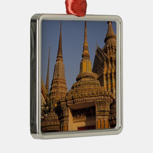 Azië, Thailand, Bangkok, Wat Po, oudste stad Metalen Ornament (Rechts)