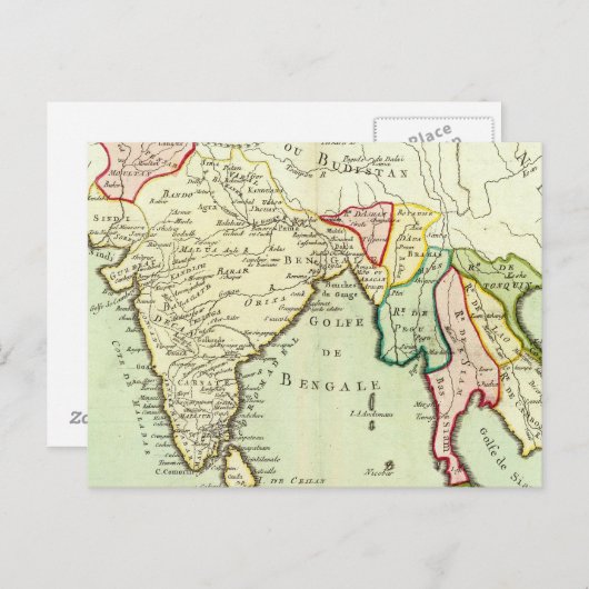 Azië, Thailand Briefkaart (Voorkant / Achterkant)