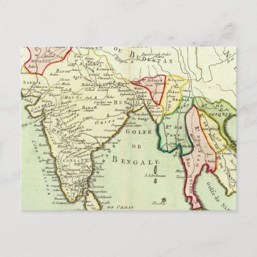 Azië, Thailand Briefkaart (Voorkant)