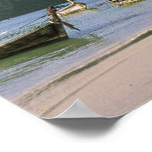 Azië, Thailand, Krabi. West Railay Beach, lang Poster (Hoek)