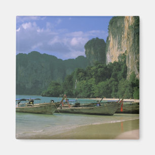 Azië, Thailand, Krabi. West Railay-strand, Magneet