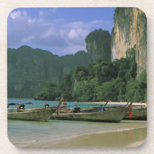 Azië, Thailand, Krabi. West Railay-strand, Onderzetter