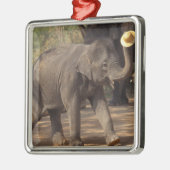 Azië, Thailand, Lampang Bowing met pet - Thai Metalen Ornament (Links)