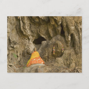 Azië, Thailand, Mae Hong Son, Boeddha-Afbeeldingen Briefkaart