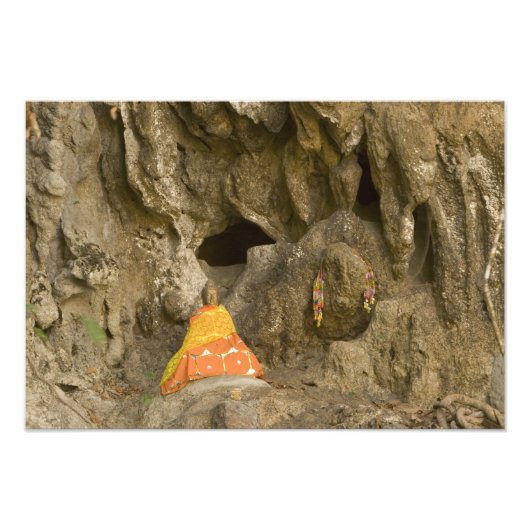 Azië, Thailand, Mae Hong Son, Boeddha-Afbeeldingen Foto Afdruk (Voorkant)