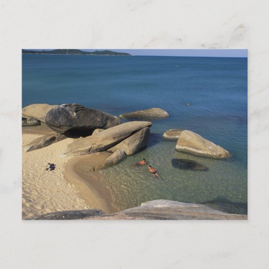 Azië, Thailand, Samui. Strand Briefkaart (Voorkant)