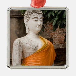 Azië, Thailand, Siam, Boeddha bij Ayutthaya Metalen Ornament