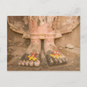 Azië Thailand, Sukhothai, Boeddha's voeten en Briefkaart (Voorkant)