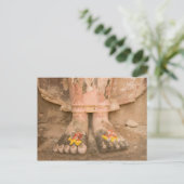 Azië Thailand, Sukhothai, Boeddha's voeten en Briefkaart (Staand voorkant)