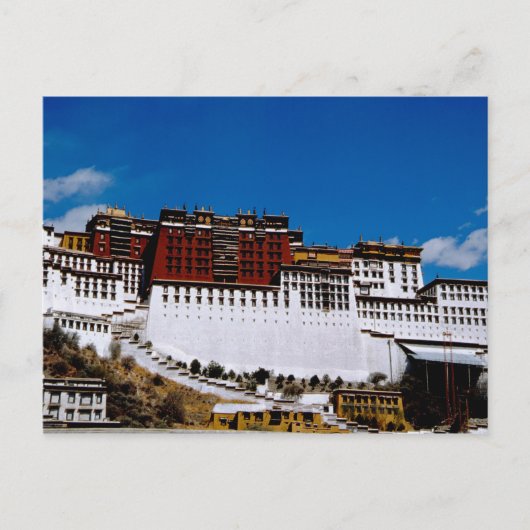 Azië, Tibet, Lhasa, Potala Palace, ook bekend als  Briefkaart (Voorkant)