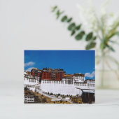 Azië, Tibet, Lhasa, Potala Palace, ook bekend als  Briefkaart (Staand voorkant)