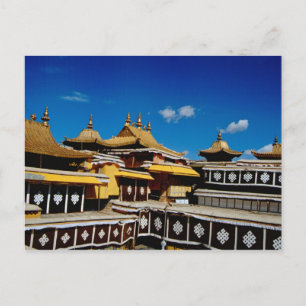 Azië, Tibet, Lhasa, Potala Palace, ook bekend als  Briefkaart