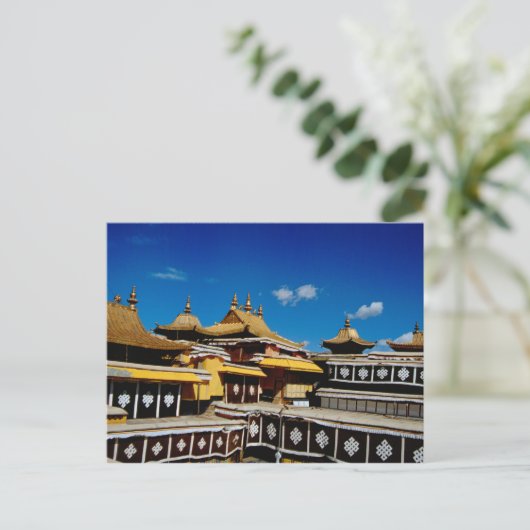 Azië, Tibet, Lhasa, Potala Palace, ook bekend als  Briefkaart (Staand voorkant)