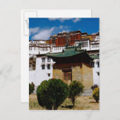 Azië, Tibet, Lhasa, Potala Palace, ook bekend als  Briefkaart (Voorkant / Achterkant)